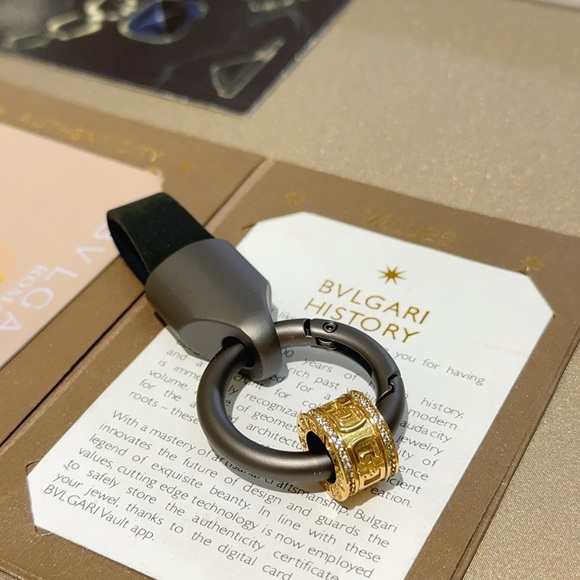 Meet the Posher Other - Bulgari bag charm keychain